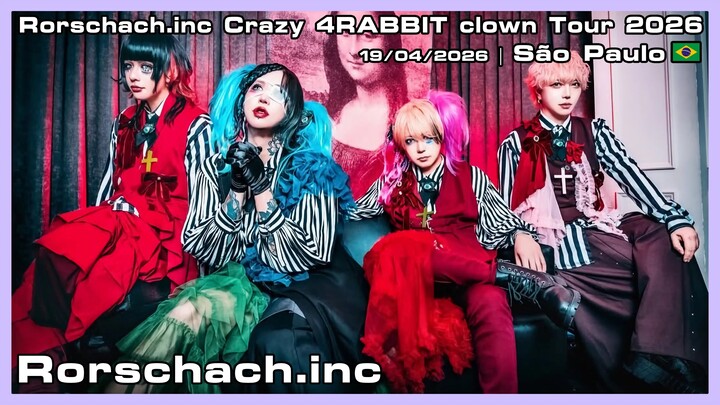 Rorschach.inc - Rorschach.inc Crazy 4RABBIT clown Tour 2026 - 19/04/2026