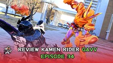MAKAN YANG BANYAK AGAR BISA JADI OVER GAVV! | Review Kamen Rider Gavv Episode 34