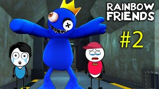 ROBLOX Rainbow Friends Part 2 - Scary Obby | Khaleel and Motu