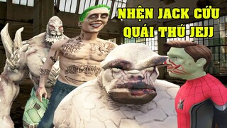 GTA 5 - Siêu nhện em Jeff cứu Quái thú khỏi tay tên Hề Điên | GHTG