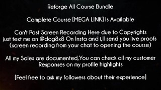 Reforge Course All Courses Bundle 2023 download