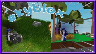 Roblox : 🏝️ Sky Block 🎮  เมื่อเอาชีวิตรอดบนเกาะลอยฟ้า!!!