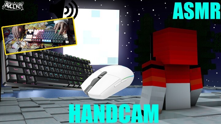 Keyboard + Mouse ASMR Sounds (Handcam) | 3FMC Bedwars