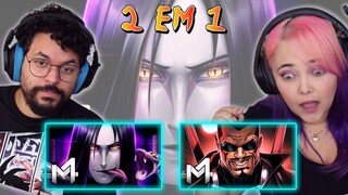 2 em 1 M4rkim Orochimaru (Naruto) - Serpente e Blade (Marvel Comics) - Óculos No Show // REACT