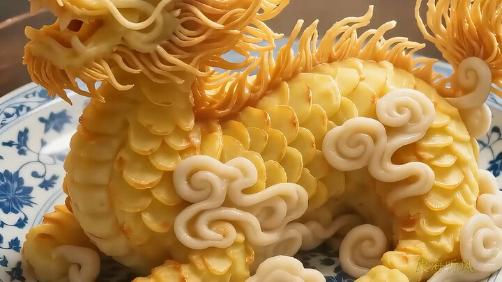 Immerse yourself in the experience of a Qing dynasty imperial chef crafting a golden dragon that see