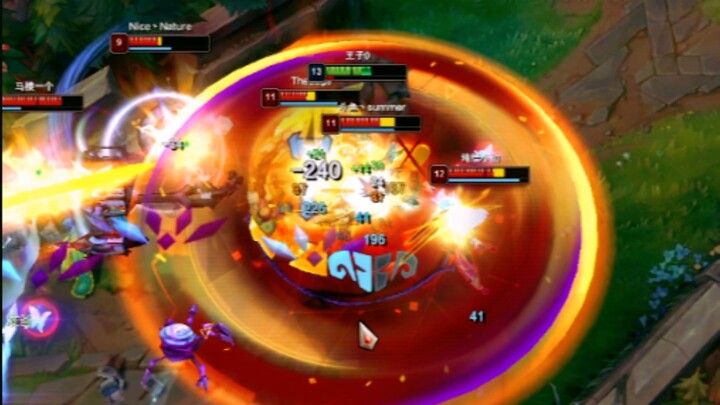 One player takes down five! The perfect way to carry as top laner—The Undying Demon!
