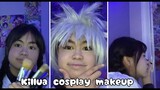 Trying to cosplay as Killua Zoldyck |Hunter x Hunter cosplay makeup| Killua makeup attempt