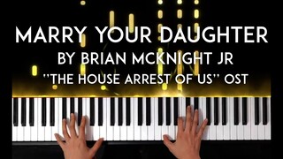 Marry Your Daughter (Stripped version) by Brian McKnight Jr. piano cover - with free sheet music