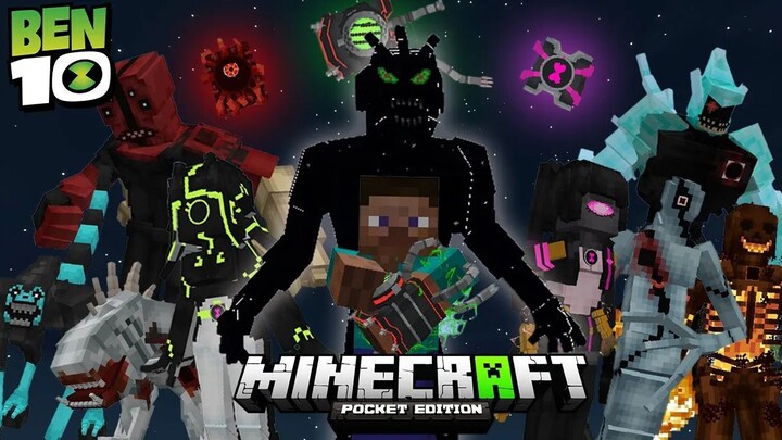 รีวิวแอดออน "นาฬิกาเบ็นเท็นต่างมิติ โครตหลอน!" ใน Minecraft มือถือ?🔥 (Ben10) | Minecraft รีวิว Addo