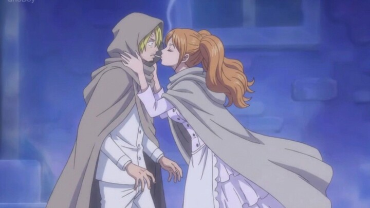 Momen Sanji Di cium Pudding, Auto Mimisan💋😙😵‍💫
