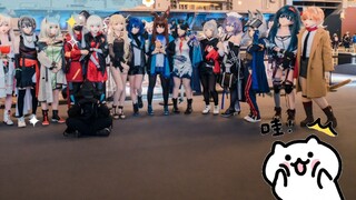 Koleksi foto pribadi penuh kigurumi Arknights carnival D3