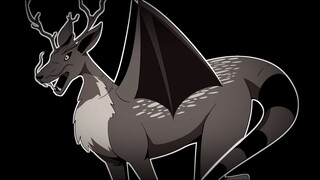Monster Campuran Naga Dan Rusa Yang Sangat Jahat