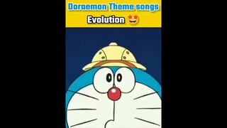 Doraemon Show के सारे opening theme songs 🤩🤩 || Evolution of Doraemon theme songs #shorts