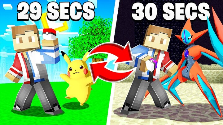 Pixelmon BUT Every 30 Seconds You RANDOMLY Teleport!