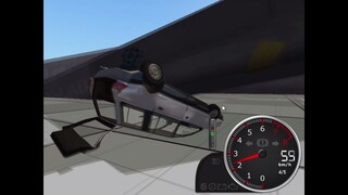 Mitsubishi space wagon like not simple car crash rigs of rods game stunt! car crash ray