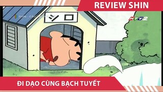 Review Phim Shin Lầy Lội, Shin Lười Biếng Đi Dạo Cùng Bạch Tuyết   ,  Review cậu