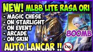 UPDATE S19 ! DATA ML LITE RASA ORI ANTI LAG & PATAH PATAH HP KENTANG |MOBILE LEGENDS