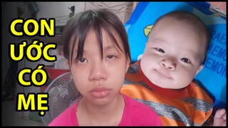 Thiếu nữ xinh đẹp nặng 35kg khóc nức nở vì phải chăm con không thể lo được cho em trai