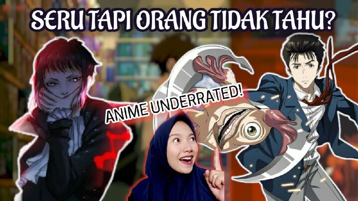 SERU SIH TAPI?, REKOMENDASI 3 ANIME UNDERRATED TERBAIK, YANG BOSEN ANIME POPULER MERAPAT!