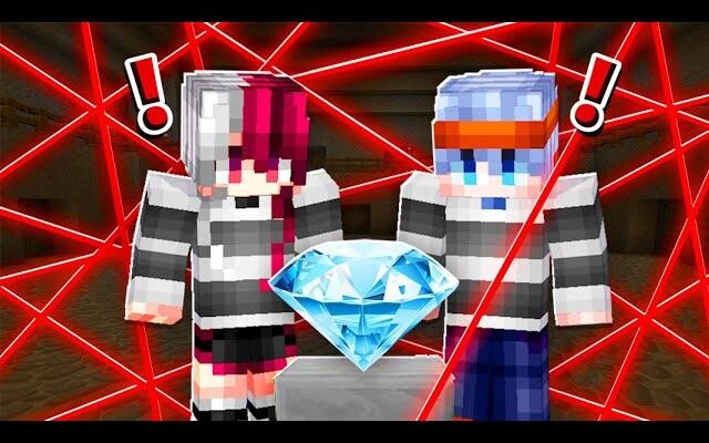 เมื่อ! พี่หวานกับพี่กานต์ เป็นโจรขโมยเพชร!! (มายคราฟ สตอรี่)