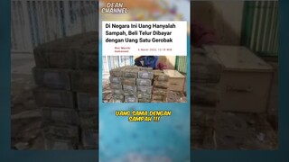 Di Negara Ini Uang Jadi Sampah?! Ternyata Ini alasanya #shorts