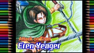 วาดรูป🍭45 ( Eren Yeager⚡Attack on Titan ) / KTP Classic