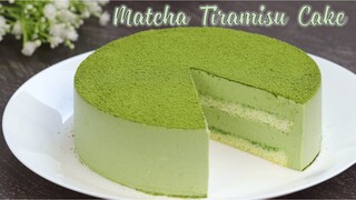 Bánh tiramisu cake trà xanh không hề khó | Matcha (green tea) tiramisu cake