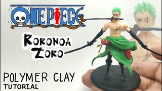 Roronoa Zoro - One Piece - Polymer Clay Tutorial🗡️🗡️🗡️