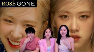 ROSÉ - 'GONE' M/V REACTION! SO EMOTIONAL!!! 😭💔 SIBLINGS REACT