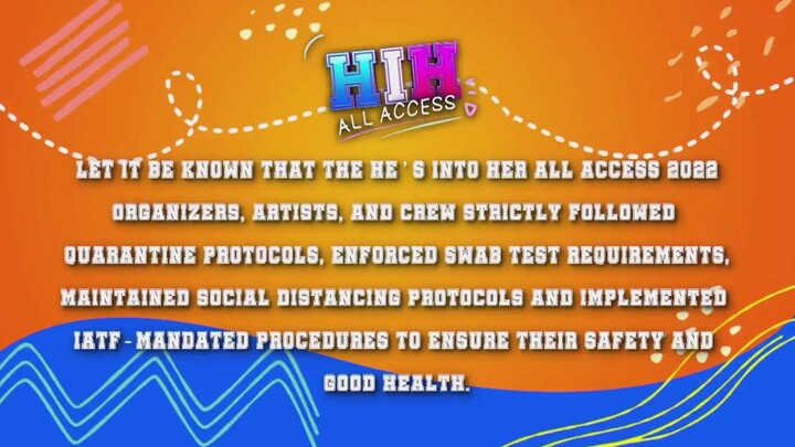 HIH ALL ACCESS CONCERT