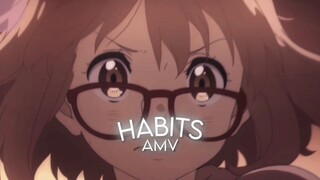 Kyoukai No Kanata Mirai Kuriyama 栗山 未来 Edit - Habits Mr Kitty