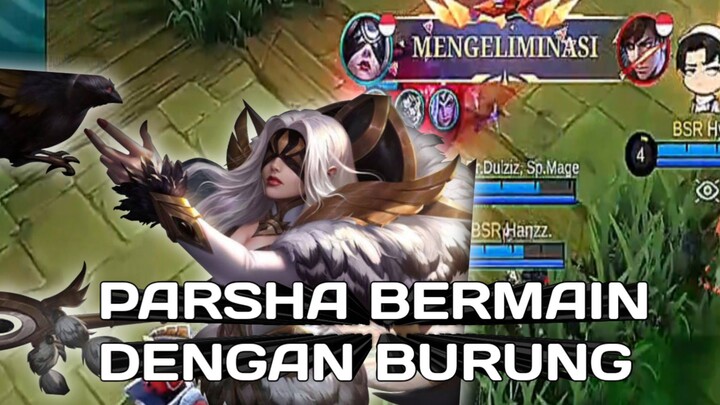 PARSHA maen di brawl dengan burung nya dan kalah 😭