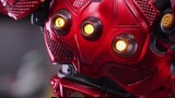 Model review: Spirit Soul Storm Red, a finished Pacific Rim mecha model with gear joints all over th