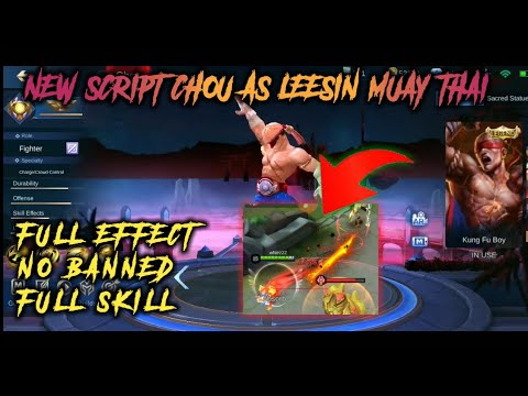 Script Skin chou as Lee sin league of legends work101%?? mobile legends  2021 - Bilibili