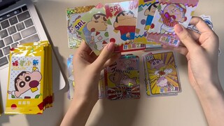 Crayon Shin-chan membuka kotaknya, dan hadiah baru muncul~