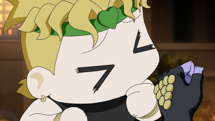 Facing the Iron Fist of Star Platinum, DIO's choice was...