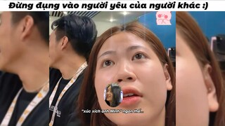 Anh em nhớ nhé đừng bao giờ đụng vào người yêu của người khác :))) #haihuoc #funny