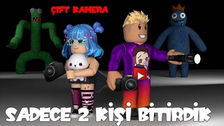 Sadece 2 Kişi Bitirmeye Çalışıyoruz ( Çift Kamera ) | Roblox Rainbow Friends