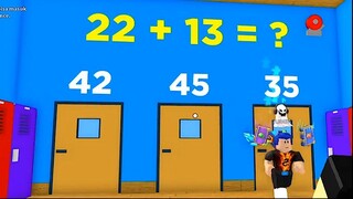 22 + 13 = ? ..... nyerah tidak adik adik | GAME MATHS QUIZ | GAME ROBLOX | ROBLOX | MATHS QUIZ