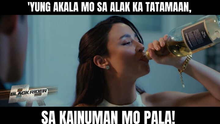 'Yung akala mo sa alak ka tatamaan, sa kainuman mo pala! | Black Rider