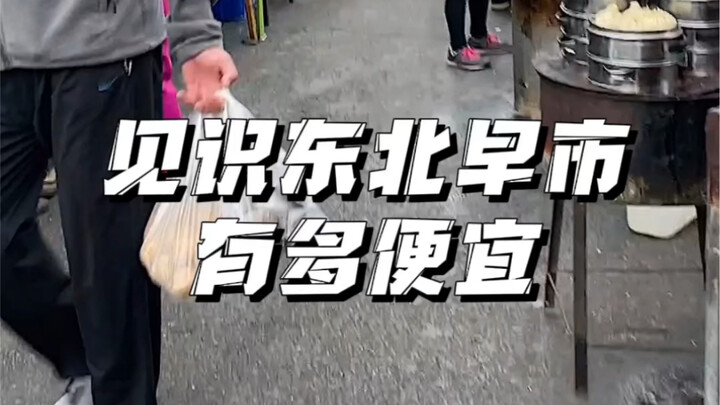 Take a Look at Just How Cheap Prices Are at a Northeast China Morning Market!