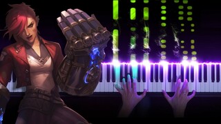 OST Arcane (League of Legends) - Miyavi & PVRIS - Snakes (Piano Version)