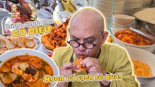 Color Man không ngớt lời khen quán Bánh canh cua Cô Diệu vừa ngon vừa sạch, ai làm cho lại!