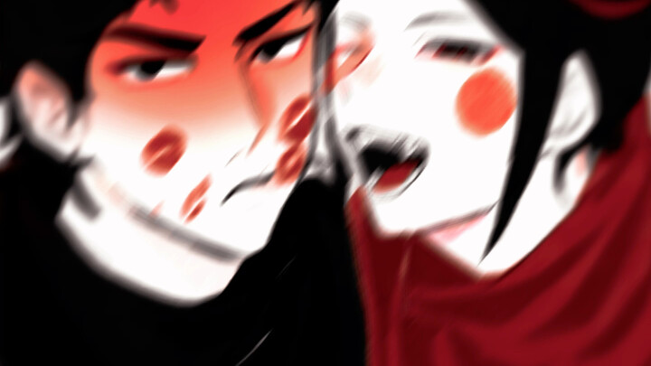 画了童年小情侣