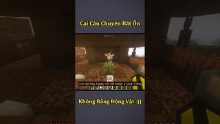 So Sánh Cuộc Sống Của Người Chơi Với Động Vật Trong Minecraft 🤣 #shorts