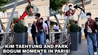 Kim Taehyung and Park Bogum moments in Paris | Bestfriends For 6 Years!