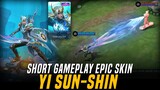 Short Gameplay Epic Skin Yi Sun-shin 'Fleet Warden' | Mobile Legends Bang-Bang