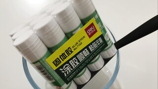 固体胶做泥，超成功还是好玩的特殊质感。