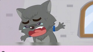 Lucu sekali sampai anak domba berubah menjadi serigala. Domba Malas: Sekarang aku melihat pamanku, m