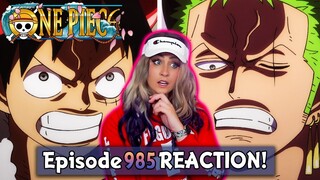 LUFFY AND ZORO LET'S GO! One Piece Episode 985 Reaction + Review!
